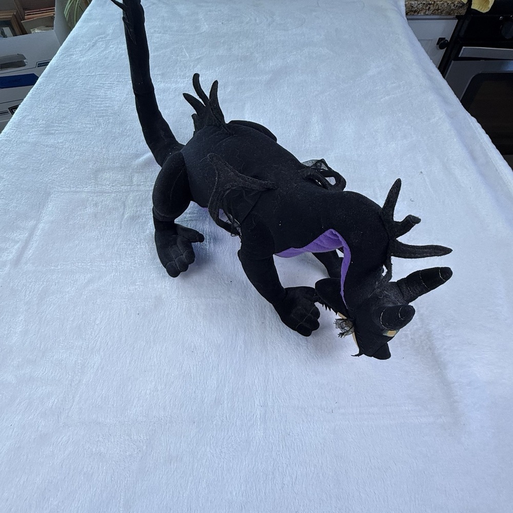 Disney Fantasmic Maleficent Dragon Plush Vintage Disneyland WDW Tagged 90s